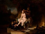 Het toilet van Bathsheba, Rembrandt van Rembrandt van Rijn thumbnail