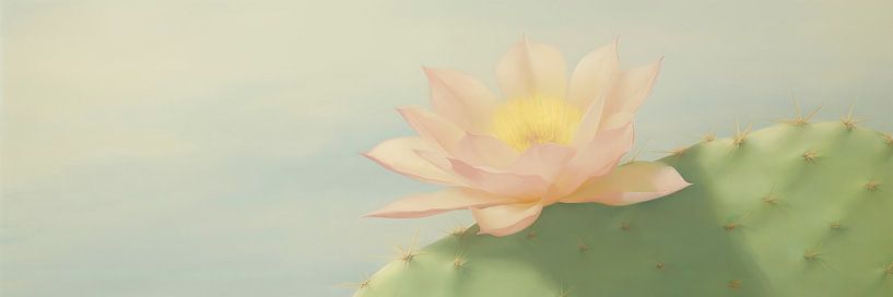 Cactus with flower by Whale & Sons