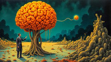 The tree of thought by Klaus Tesching - Art-AI