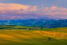 Abendlicht in der Toskana von Henk Meijer Photography