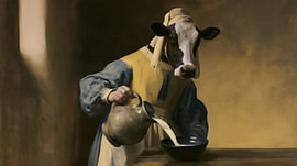 The Milkmaid and the Cow Panorama