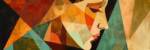 Abstract portrait of a woman