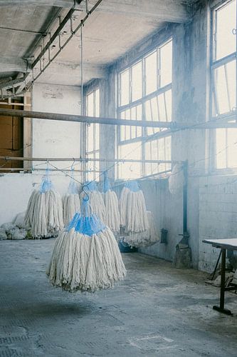 Wool factory in South America