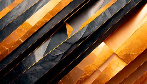 Kleuren goud en zwart