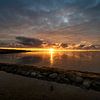 Coucher de soleil à la pointe de Reide sur Ronnie Schuringa