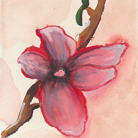 Zweig mit Blume von Its all Round Art