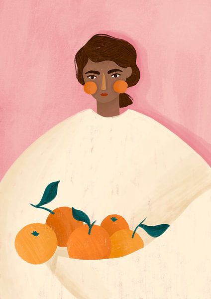 Die Frau mit den Orangen von Bea Müller