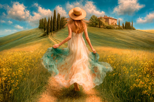 Walking in Tuscany