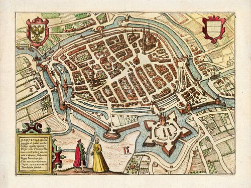 Carte de Groningen - 1577