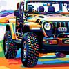 Jeep Wrangler Rubicon Wpap Pop Art sur Noval Purnama
