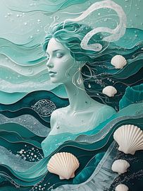 Thalassa - Goddess of the Sea and Intuition by Manuela Dekkers