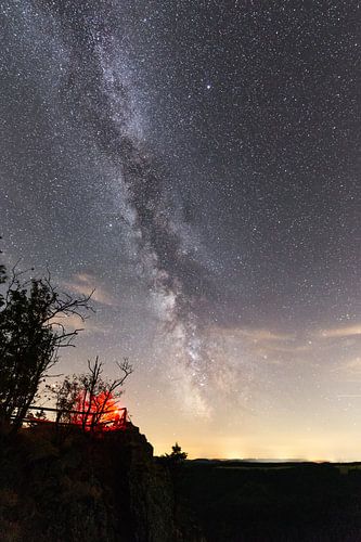 Melkweg boven de Hahnenklee kliffen