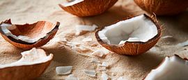 Coconuts in pieces - Natural beauty by Poster Art Shop