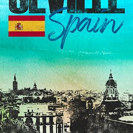 Sevilla Spanien von Printed Artings