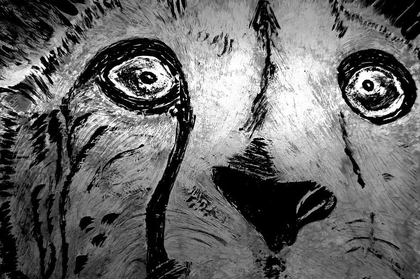 Handgefertigte Glasmalerei Cheetah  von ruud harberts