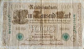 Deutsche Banknote aus dem Jahr 1910   von Patricia Hofmeester
