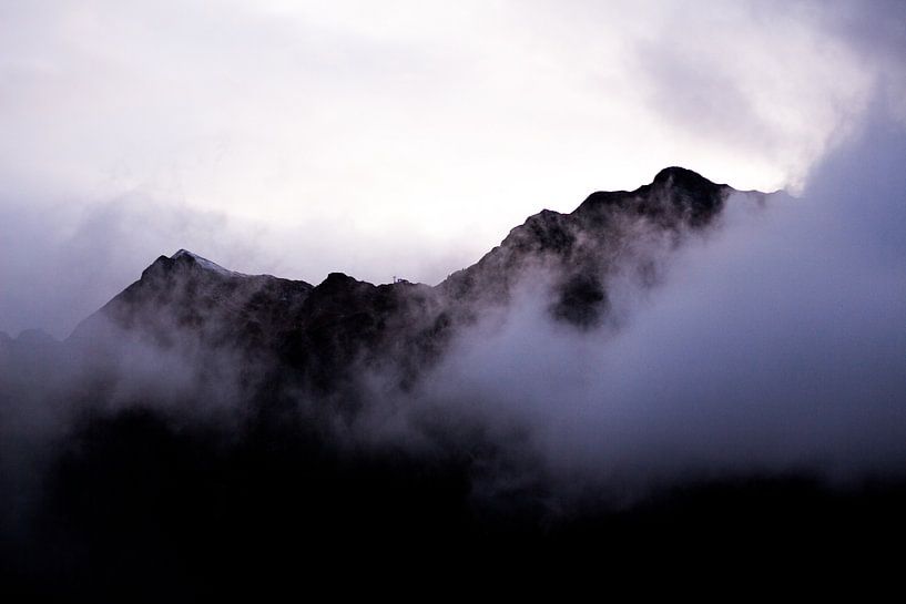 Mystery Mountain Panorama by Lisa Becker