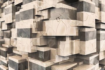 Q-Cubes 3D - Glanzeffekte im Raum von Max Steinwald
