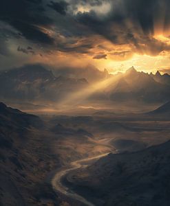 Sonnenkuss für die Berge