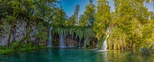 Nationalpark Plitvicer Seen, Kroatien. Panoramafoto
