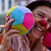 Portret van een clown (3 van 3) van Ima Rhebok
