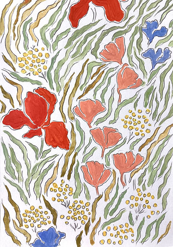 Vibrant Floral Garden
