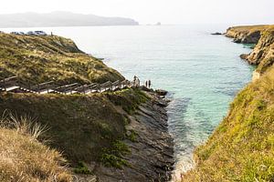 Zerklüftete Felsenküste der Costa da Morte, Galicien, Spanien