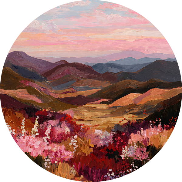 Berglandschap III van Gypsy Galleria