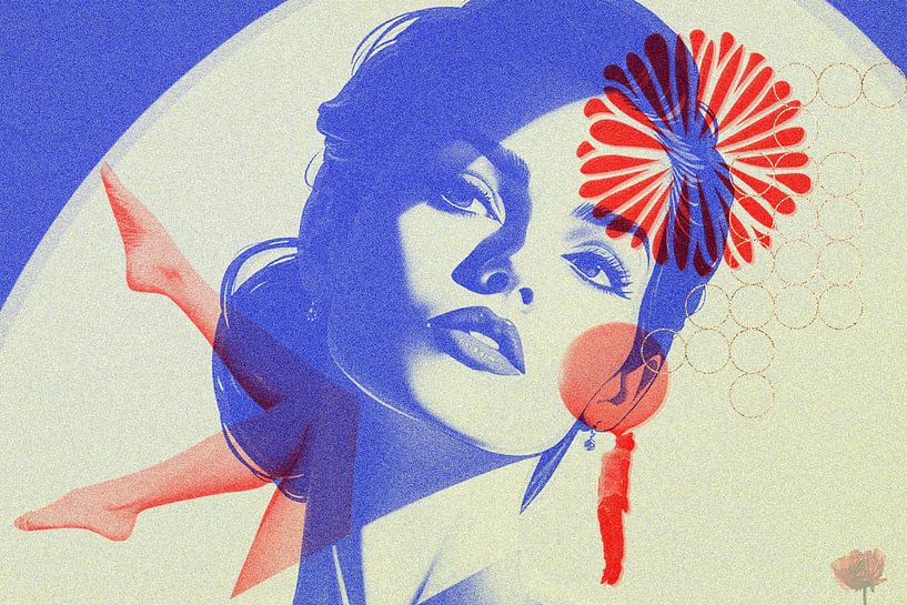 Digitale Zeefdruk in Pop Art Stijl van Arjen Roos