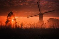 Oudendijkse Molen in the fog by Sander Peters thumbnail