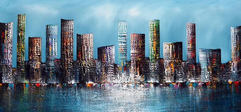 Blue City by Gena Theheartofart