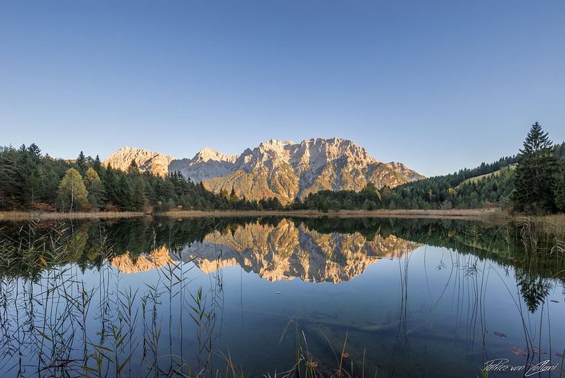 Alpine lake by Patrice von Collani