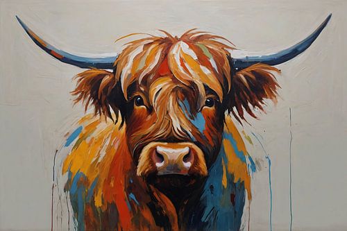 Schotse hooglander portret