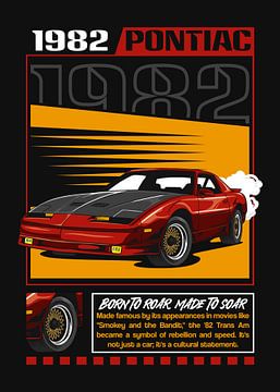 1982 Pontiac Firebird Trans Am Muscle Car van Adam Khabibi