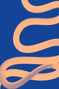 Stroke On Blue No 1