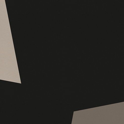 Modern abstract art. Geometric shapes in black, white, taupe  III by Dina Dankers