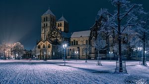 St. Paul's Cathedral in de sneeuw van Steffen Peters