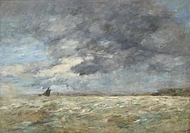 Seascape with Fishing Boats, Eugène Louis Boudin