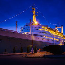 SS Rotterdam blue hour by Roy Vermelis