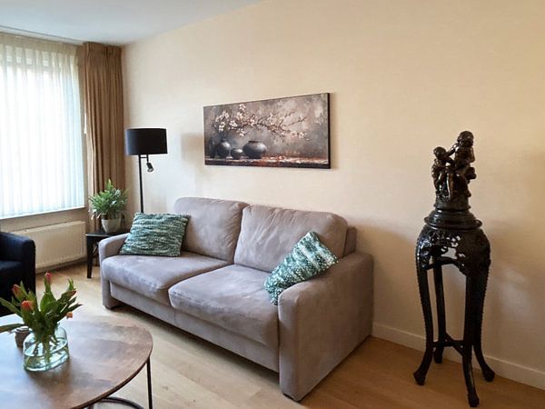 Customer photo: Japandi Flower Still Life | Whispering Petal Harmony by Art Whims, on ArtFrame