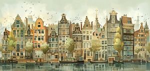 Maisons sur le canal