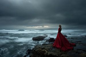 la femme et la mer