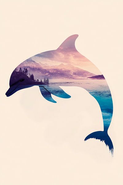 Welt der Delfine von Poster Art Shop
