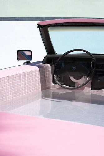 Klassischer rosa Cadillac-Whirlpool