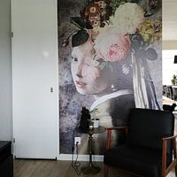 Kundenfoto: Meisje met de Parel - The Metallic Edition von Marja van den Hurk, auf nahtloser fototapete