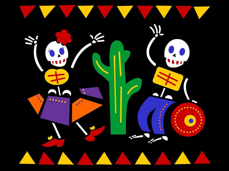 Dia de los muertos - Todestag Mexiko von Studio Mattie