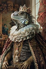 Iguana royal sur Poster Art Shop