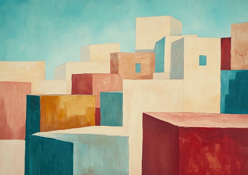 Echoes of Ancient Walls by Abstract Painting