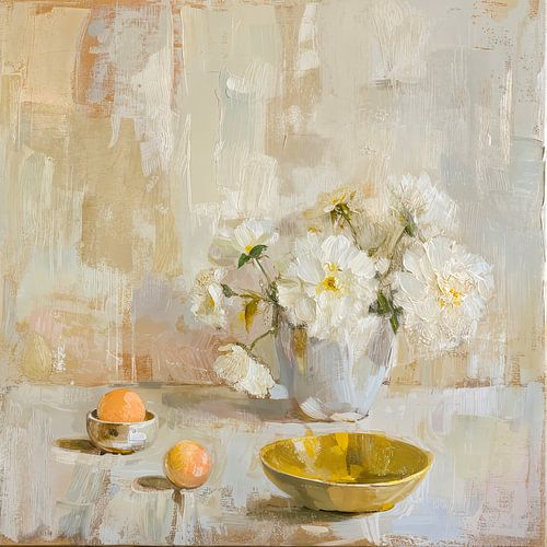 Bloemen Monet Stijl | Bloemen Schilderij