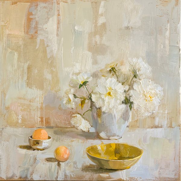 Blumen im Monet-Stil | Blumenmalerei von Wunderbare Kunst